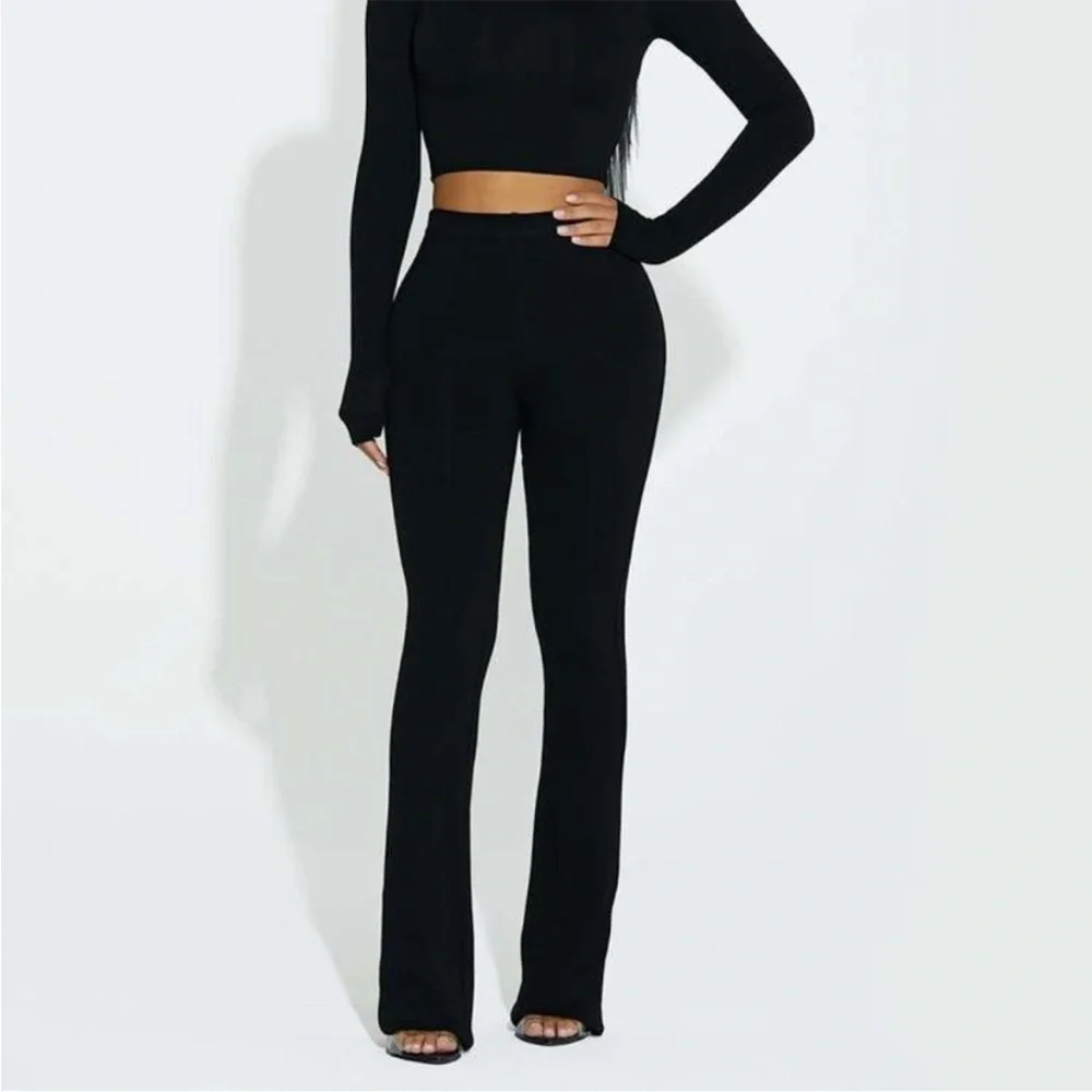 Naked Wardrobe Black Bootcut Pants - Picture 6 of 8